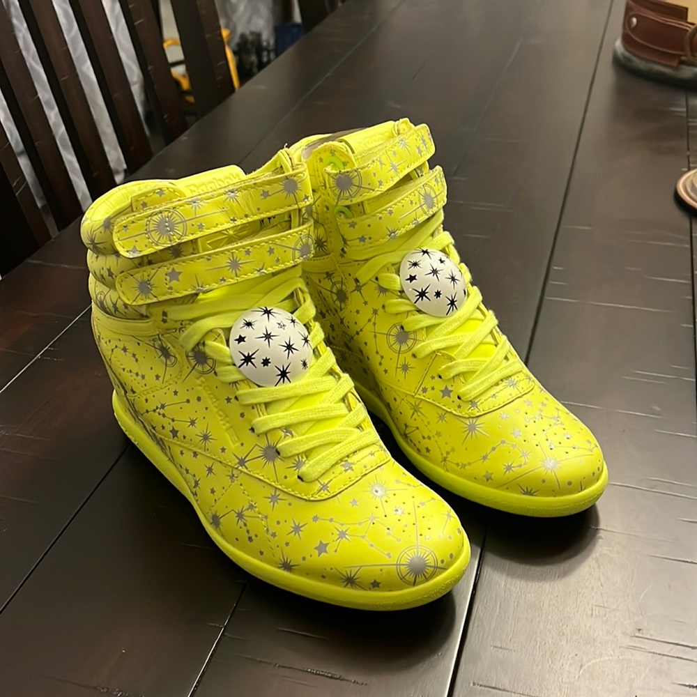 Reebok Freestyle HI INT Wedge X Melody Eshani Shoes Sneakers M47470 Womens Sz 6